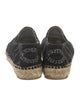 Chanel Interlocking CC Logo Tweed Espadrilles
