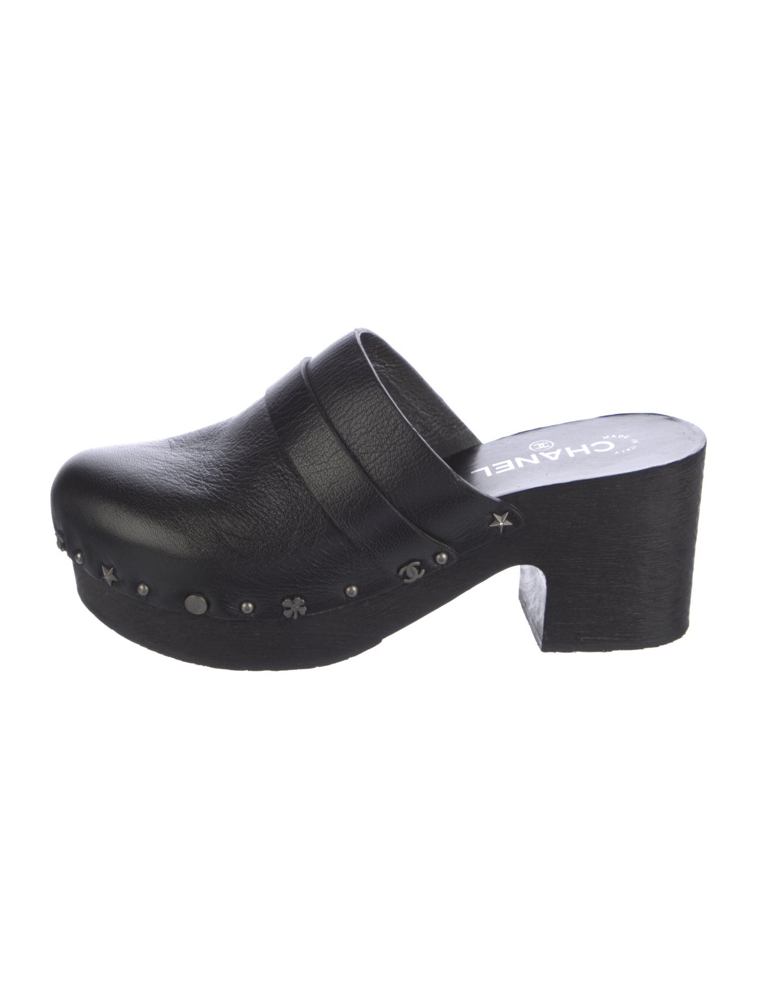 Chanel 2015 Interlocking CC Logo Mules