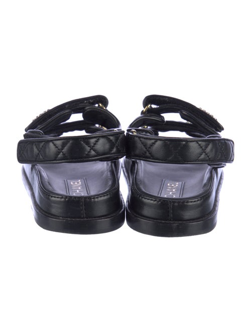 Chanel 2024 Interlocking CC Logo Slingback Sandals