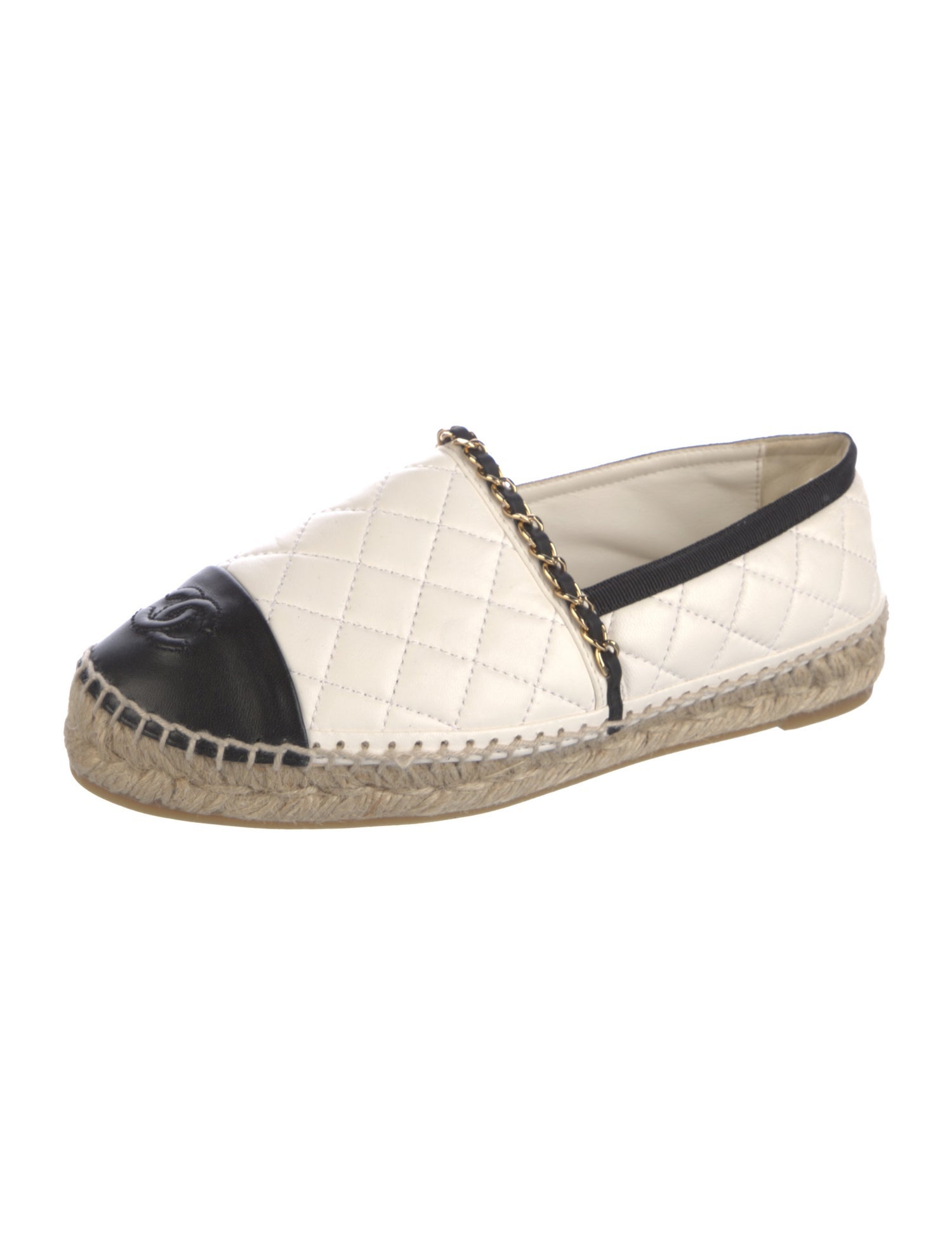 Chanel 2021 Interlocking CC Logo Espadrilles