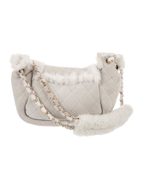 Chanel Small Shearling Accordion Flap Bag