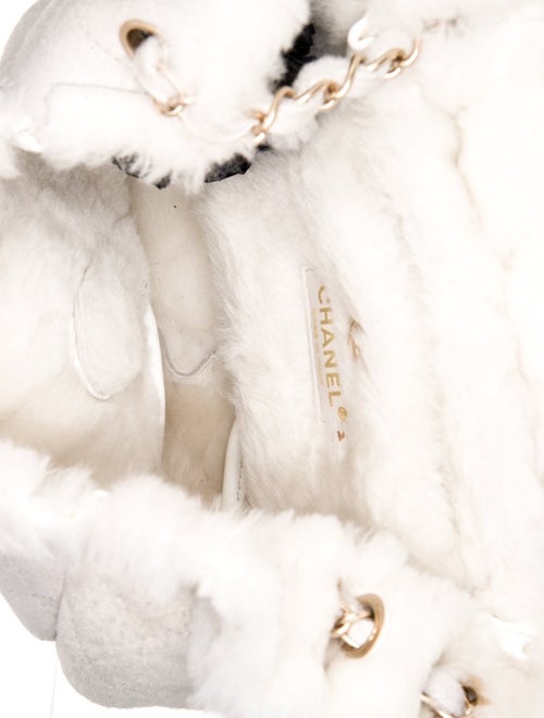 Chanel Small Shearling Accordion Flap Bag