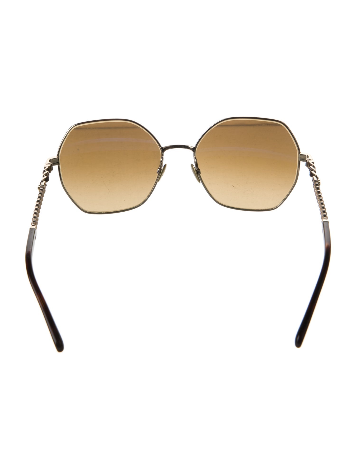 Chanel Faux Pearl Accents Cat-Eye Sunglasses
