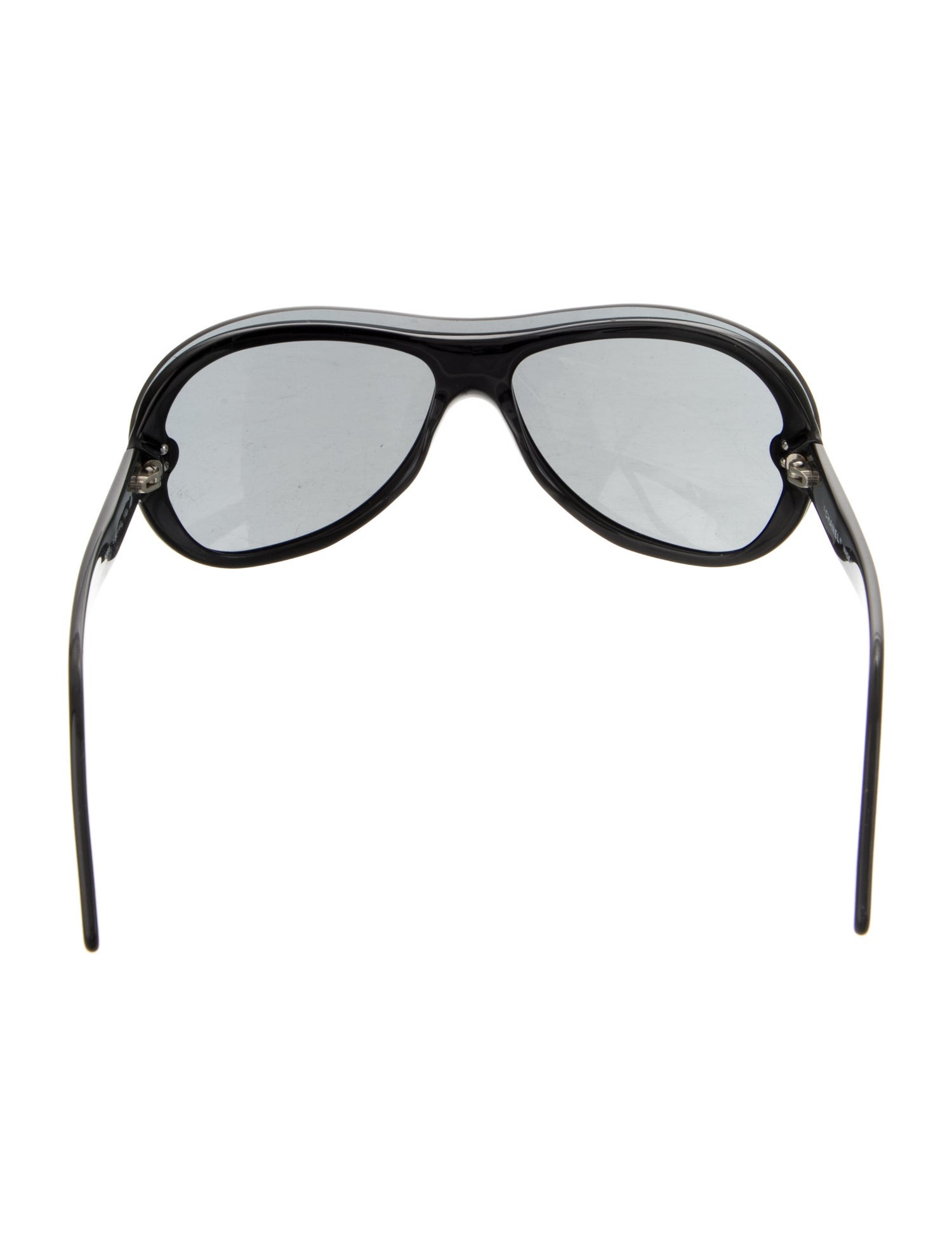 Chanel Interlocking CC Logo Shield Sunglasses