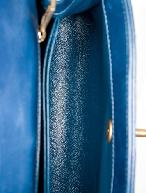 Chanel Lizard-Trimmed Mini Coco Handle Bag