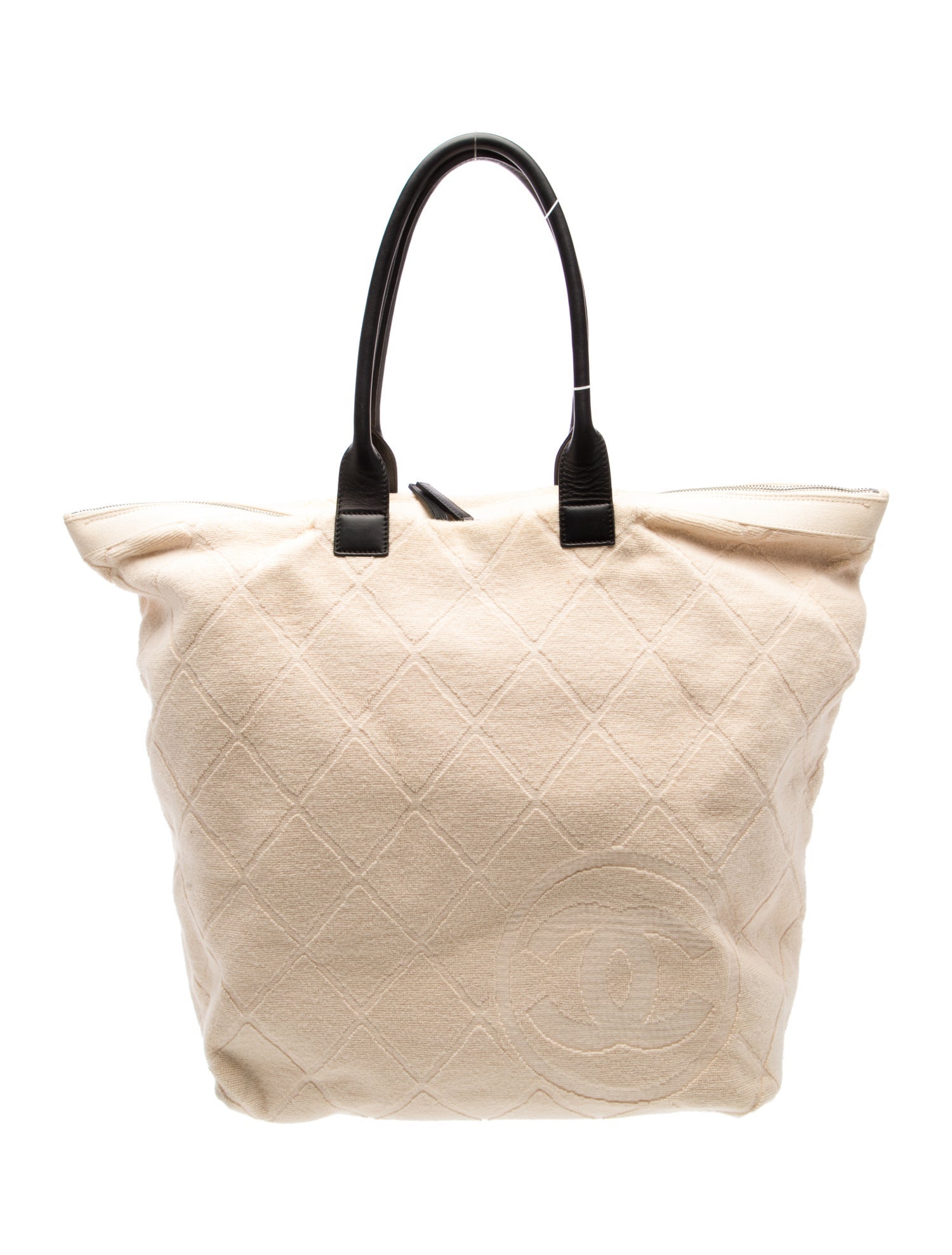 Chanel Terry Cloth CC Beach Tote