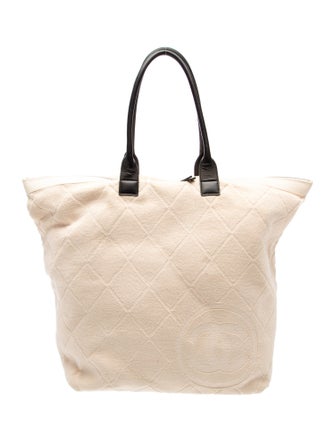 Chanel Terry Cloth CC Beach Tote