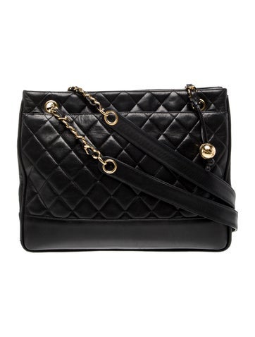 Chanel Totes Quilted Lambskin Tote