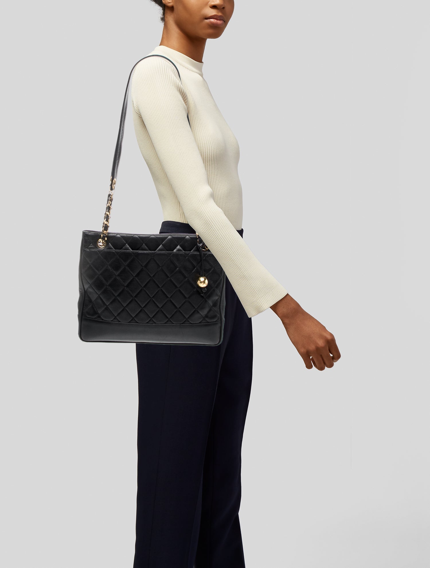 Chanel Quilted Lambskin Tote