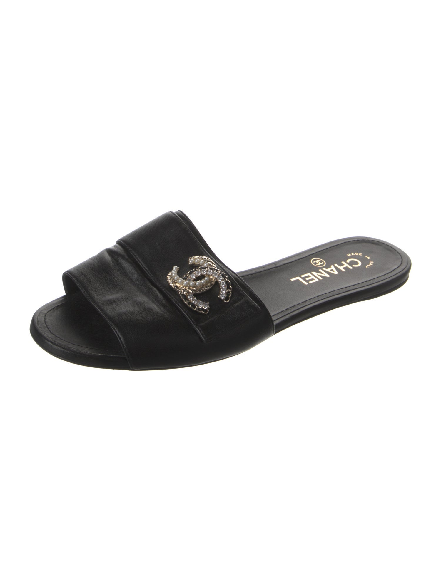 Chanel 2023 Interlocking CC Logo Slides