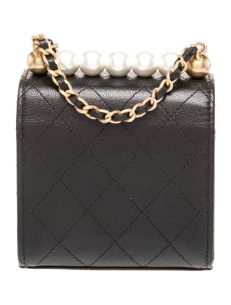 Chanel Chic Pearls Clutch w/ Chain