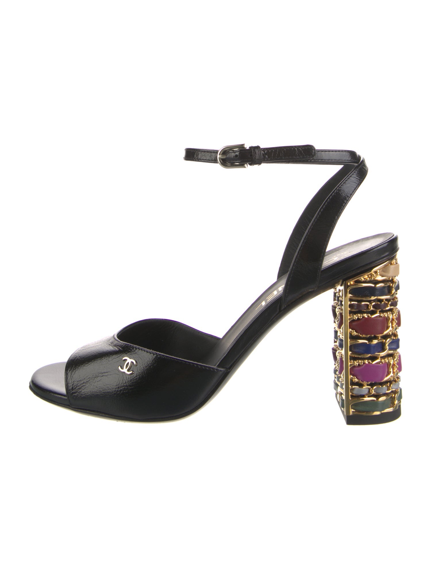 Chanel 2023 Interlocking CC Logo Sandals