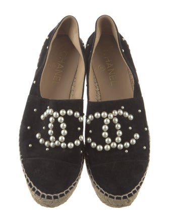 Chanel 2017 Interlocking CC Logo Espadrilles
