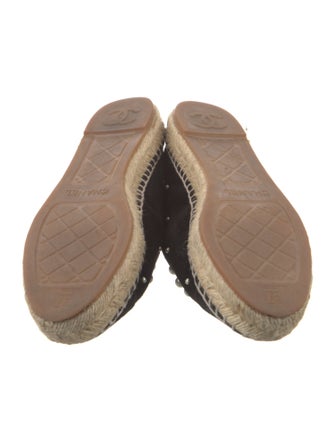 Chanel 2017 Interlocking CC Logo Espadrilles