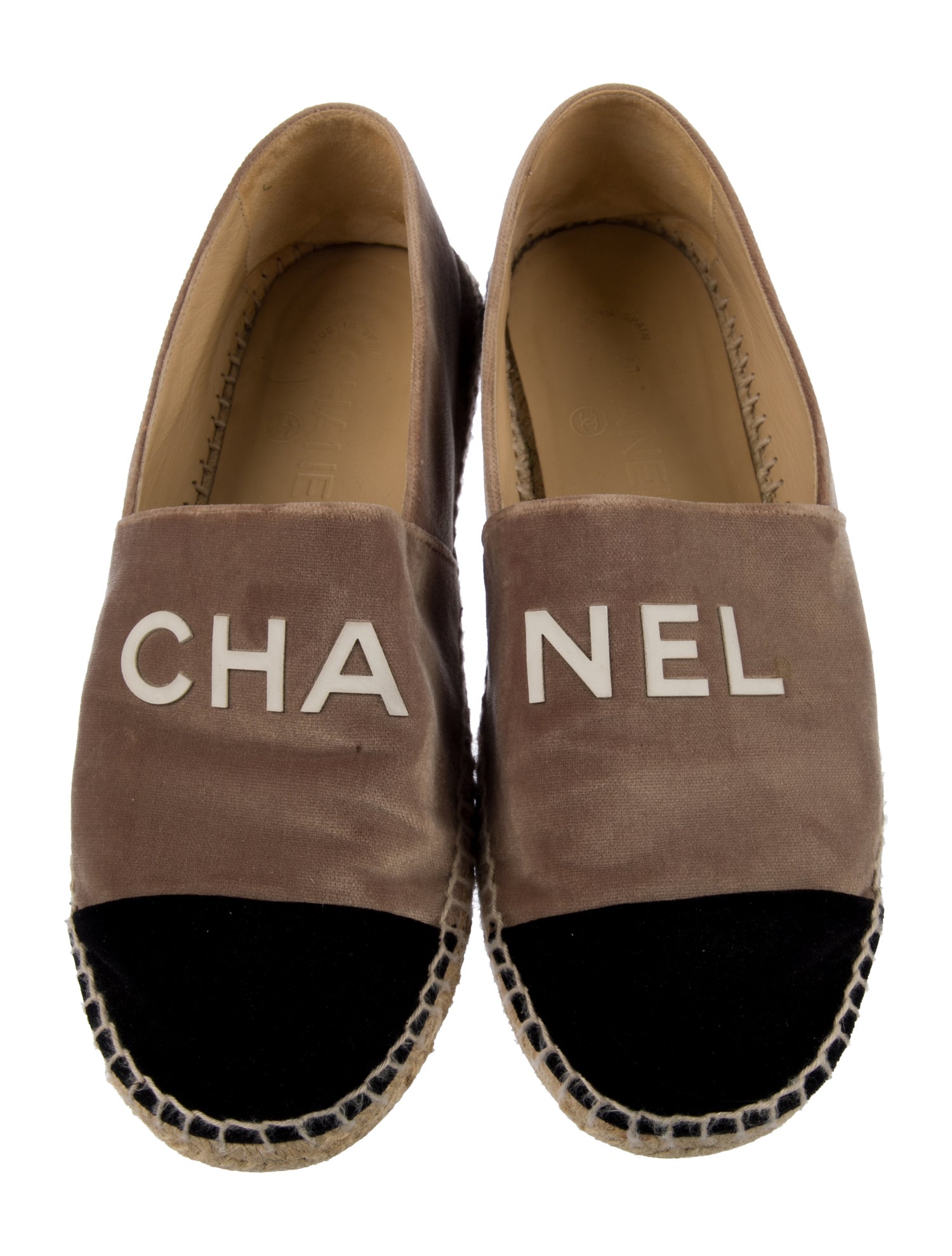 Chanel 2018 Interlocking CC Logo Espadrilles