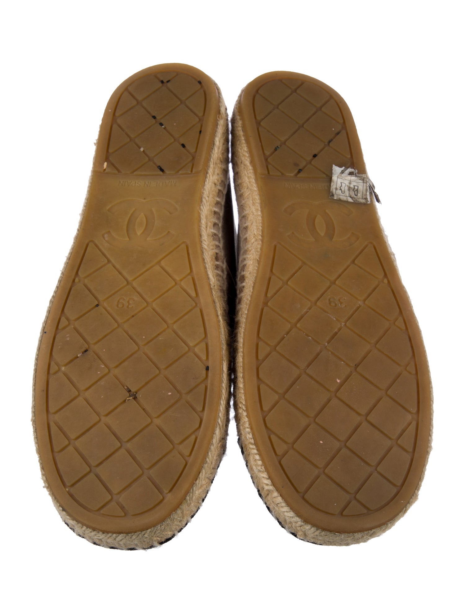 Chanel 2018 Interlocking CC Logo Espadrilles