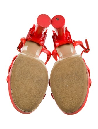 Chanel 2018 Interlocking CC Logo T-Strap Sandals