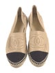 Chanel Interlocking CC Logo Lambskin Espadrilles