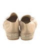 Chanel Interlocking CC Logo Lambskin Espadrilles