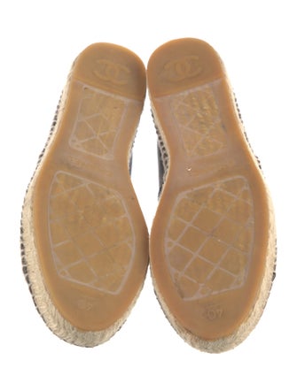 Chanel 2014 Interlocking CC Logo Espadrilles