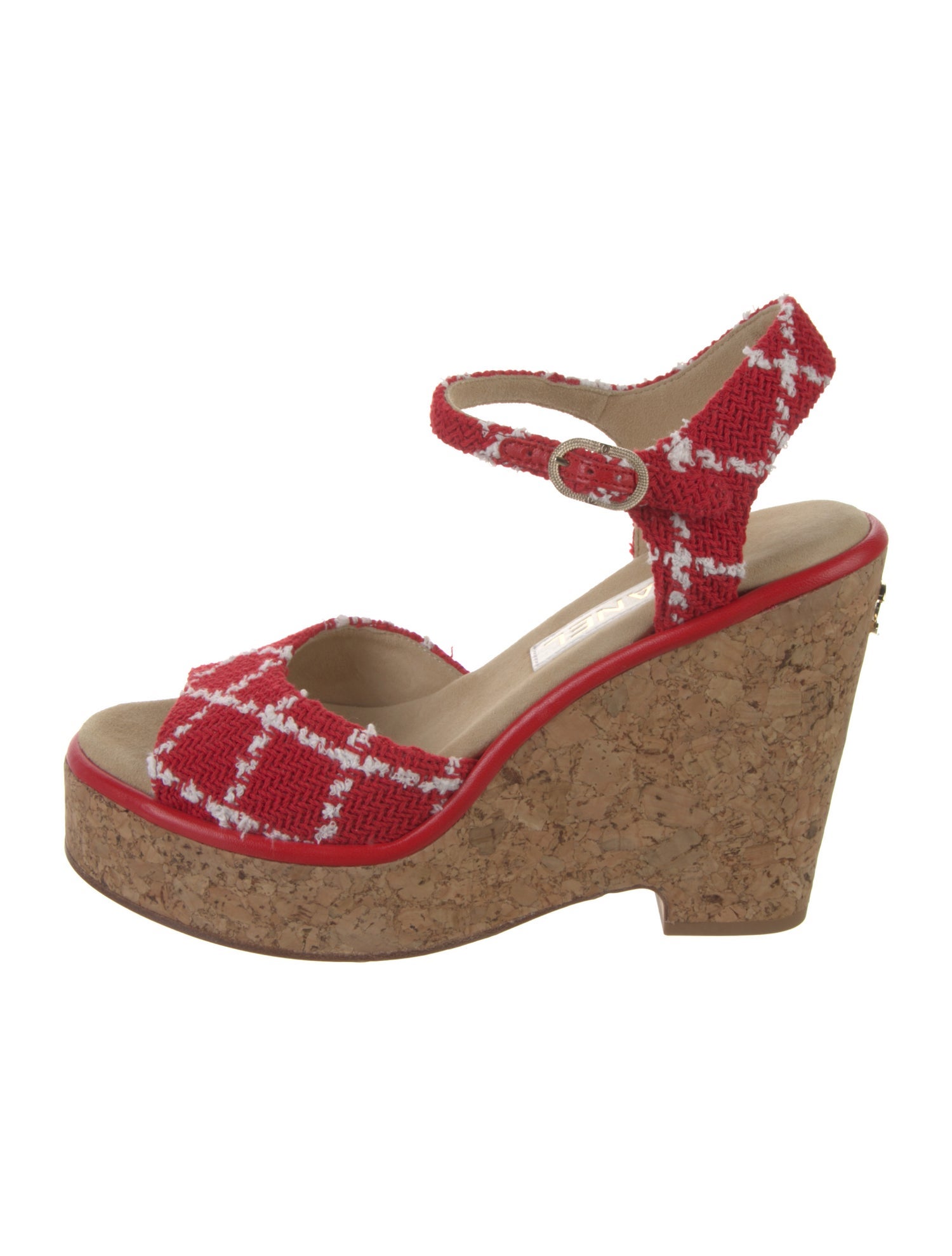 Chanel 2023 Interlocking CC Logo Sandals