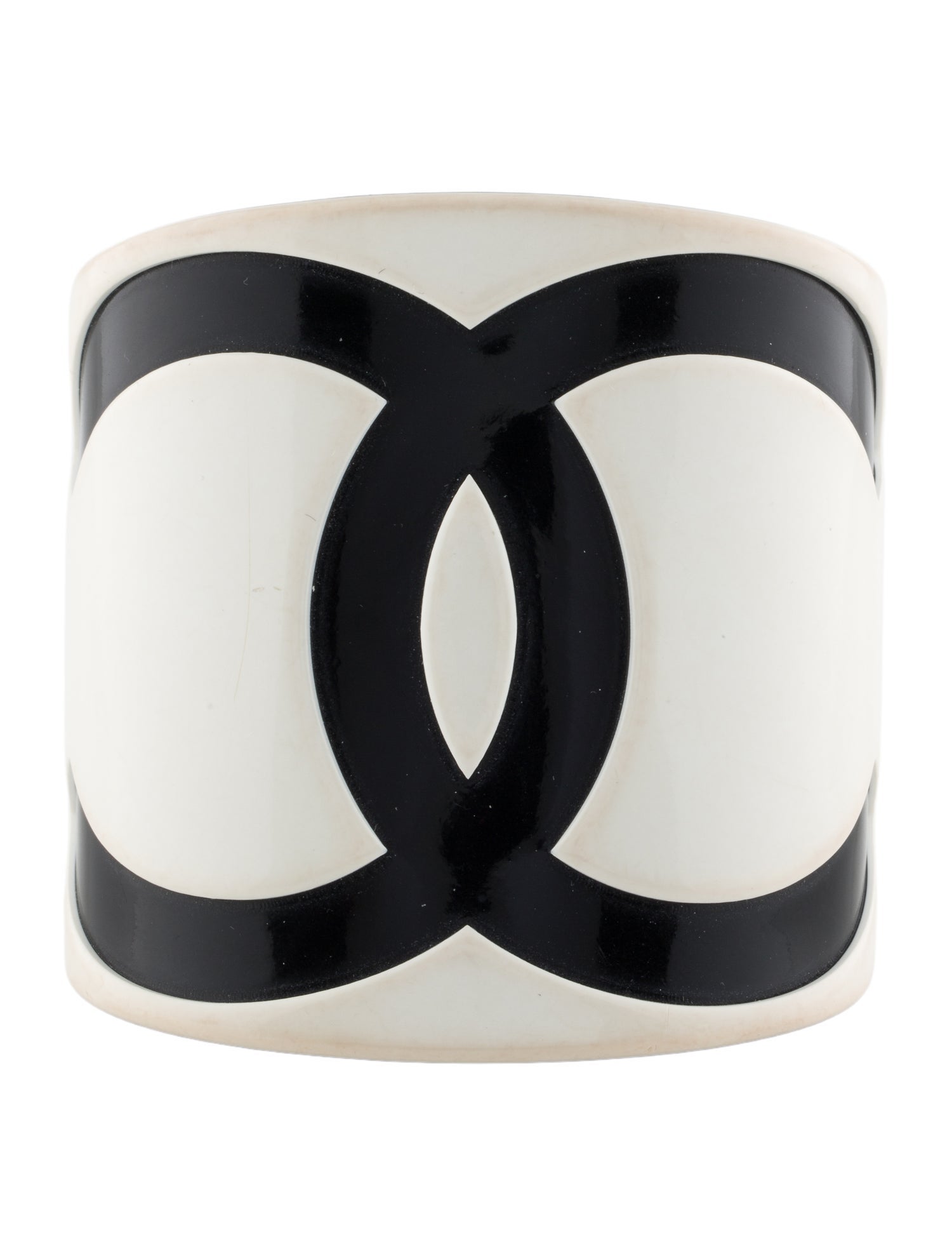 Chanel Resin CC Logo Cuff