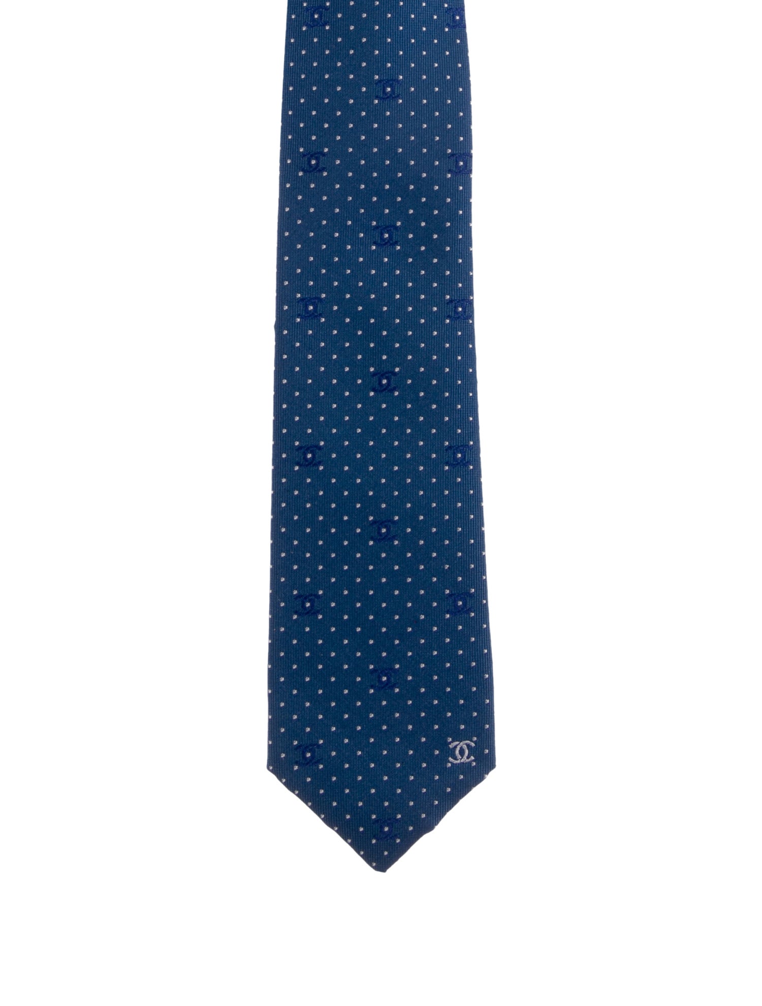 Chanel CC Silk Tie w/Tags