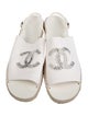 Chanel 2024 Interlocking CC Logo Espadrilles