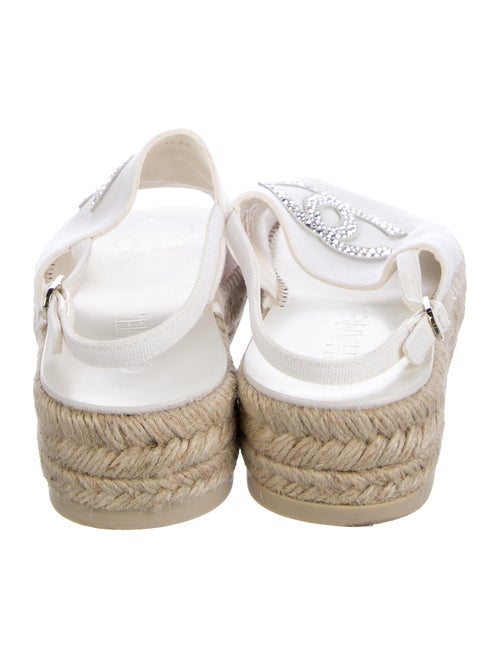 Chanel 2024 Interlocking CC Logo Espadrilles
