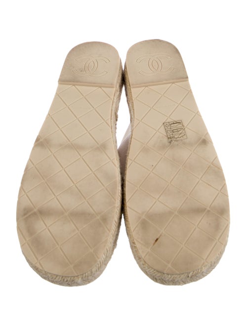 Chanel 2024 Interlocking CC Logo Espadrilles