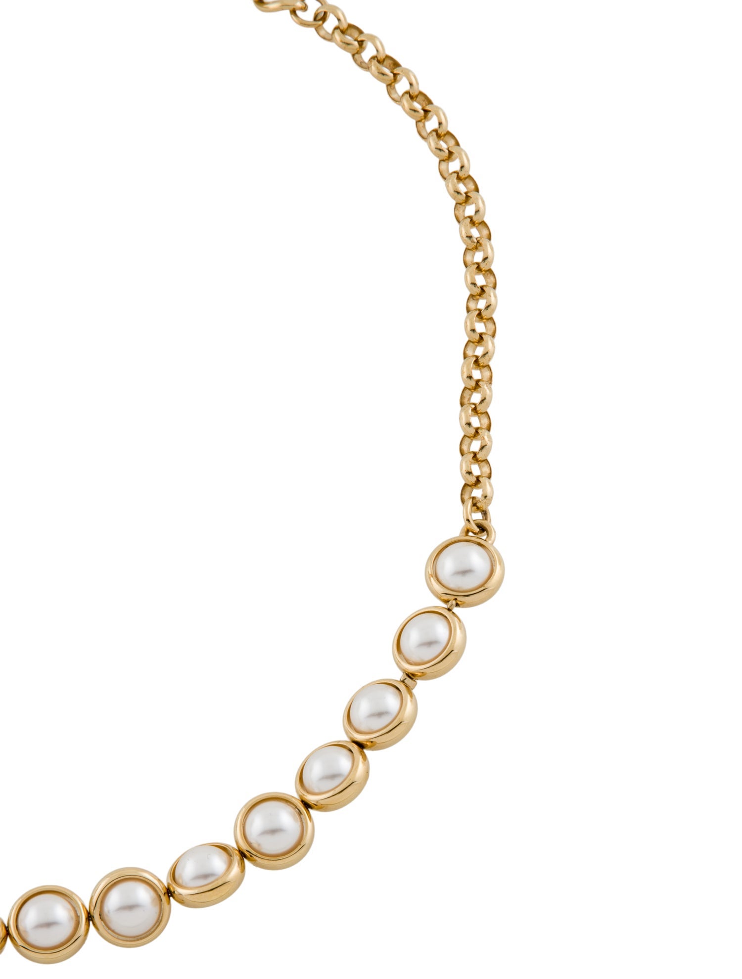 Chanel 2024 Faux Pearl Collar Necklace