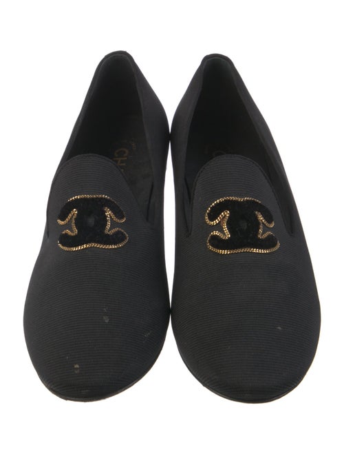 Chanel 2017 Interlocking CC Logo Loafers