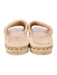 Chanel 2022 Interlocking CC Logo Espadrilles