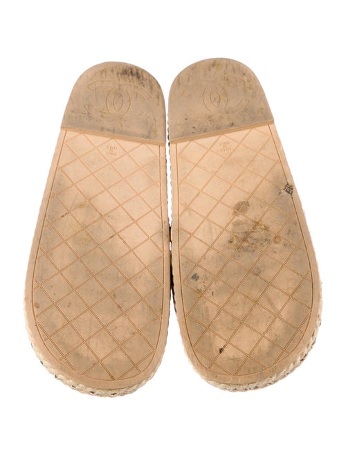 Chanel 2022 Interlocking CC Logo Espadrilles