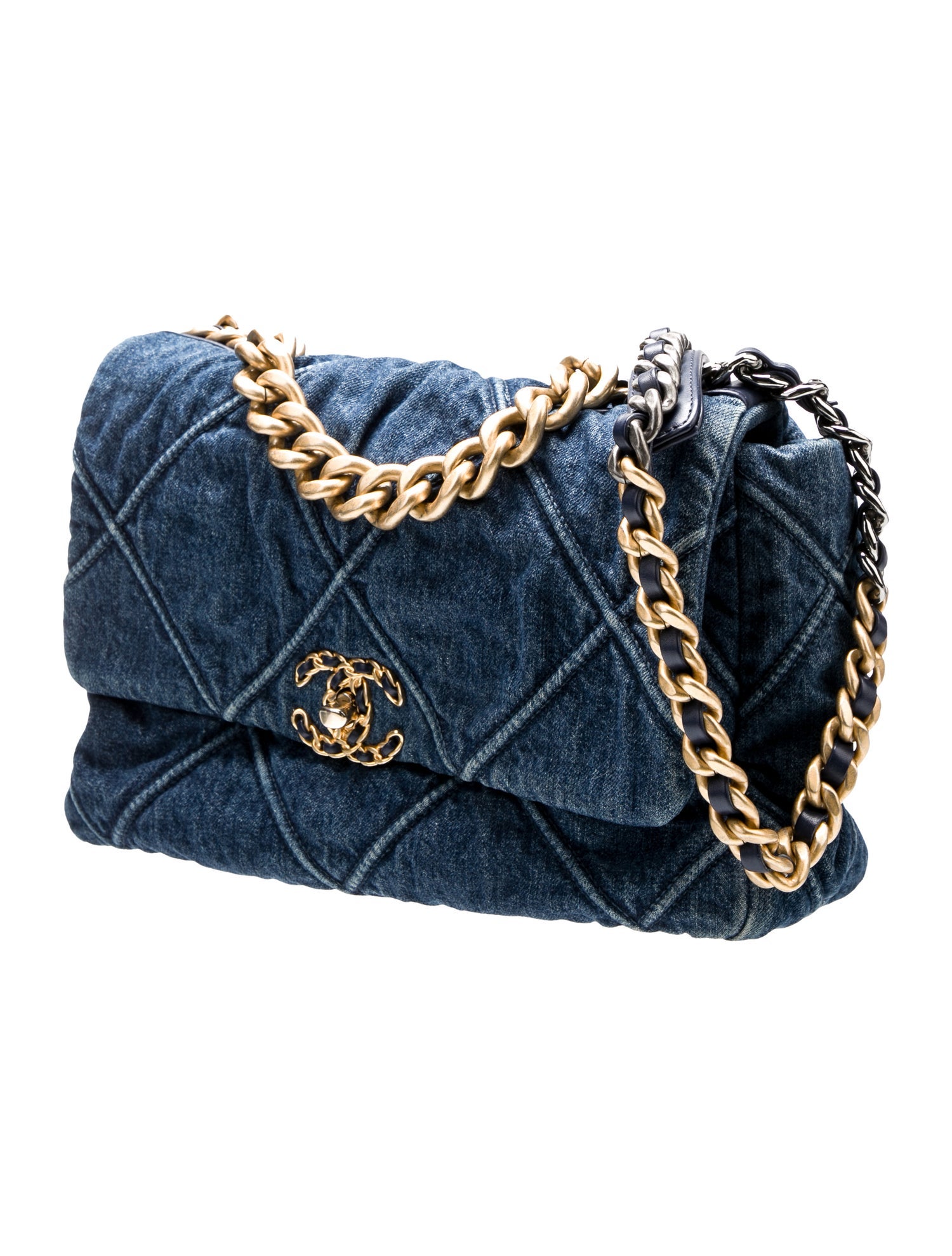 Chanel Large Denim 19 Flap Bag