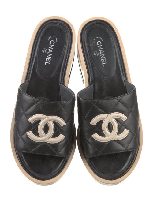 Chanel 2020 Interlocking CC Logo Slides