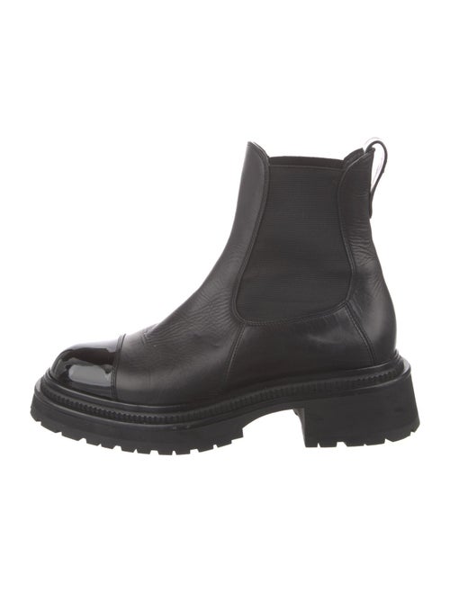 Chanel 2022 Interlocking CC Logo Chelsea Boots