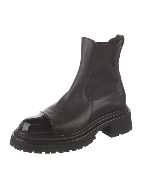 Chanel 2022 Interlocking CC Logo Chelsea Boots