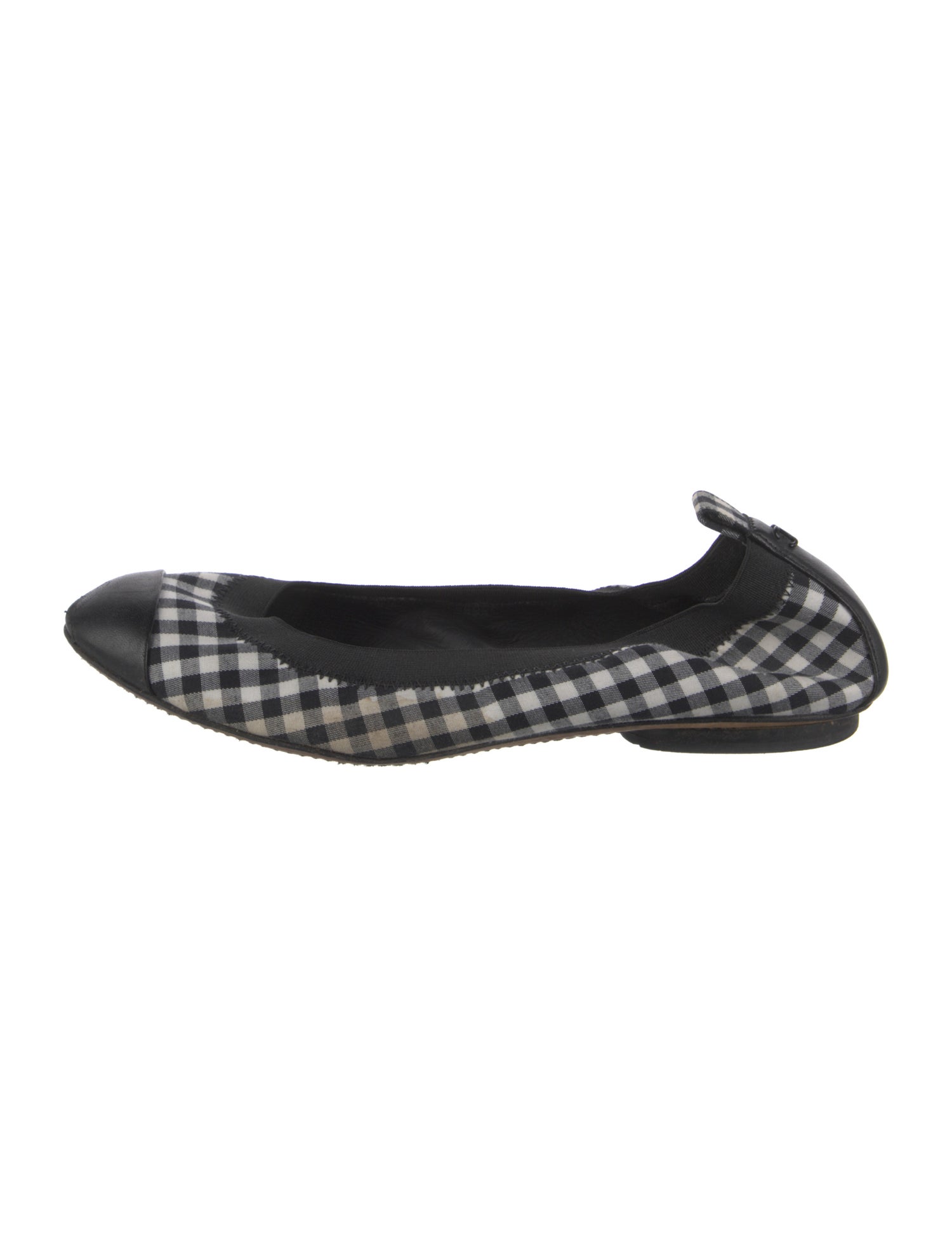 Chanel Vintage Interlocking CC Logo Ballet Flats