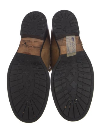 Chanel Interlocking CC Logo Shearling Combat Boots