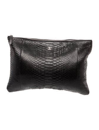 Chanel Large Python O-Case