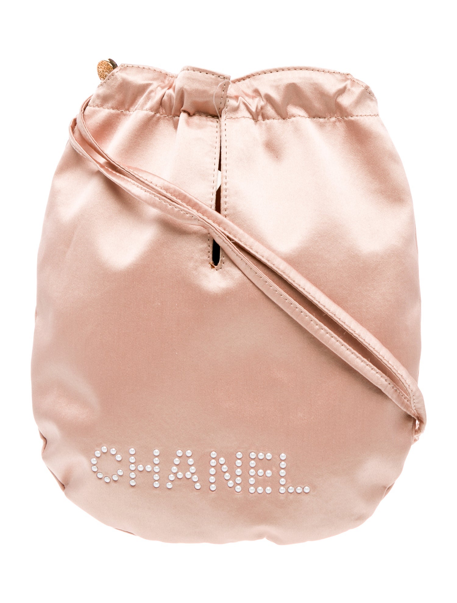 Chanel Satin Drawstring Pouch