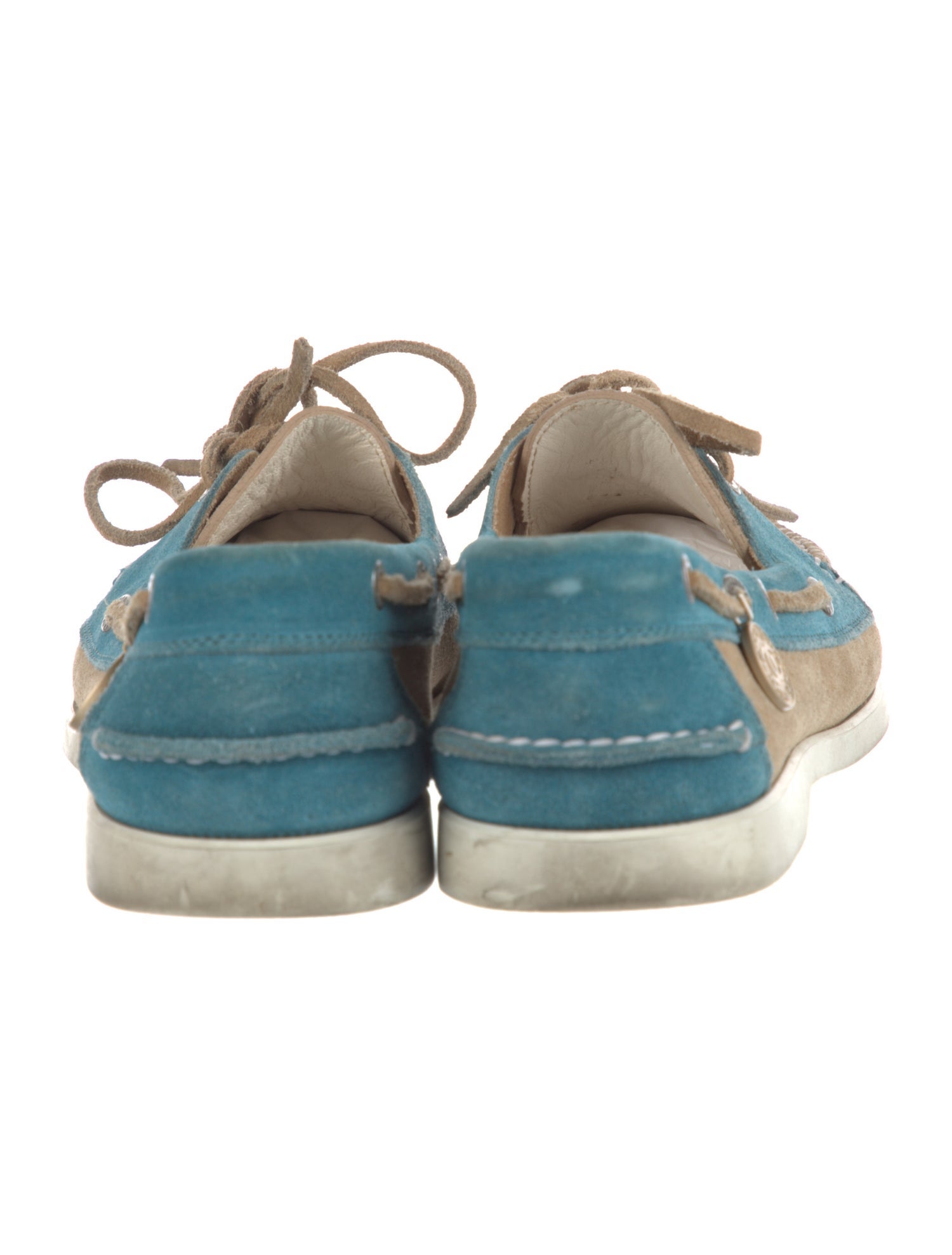 Chanel Interlocking CC Logo Suede Loafers