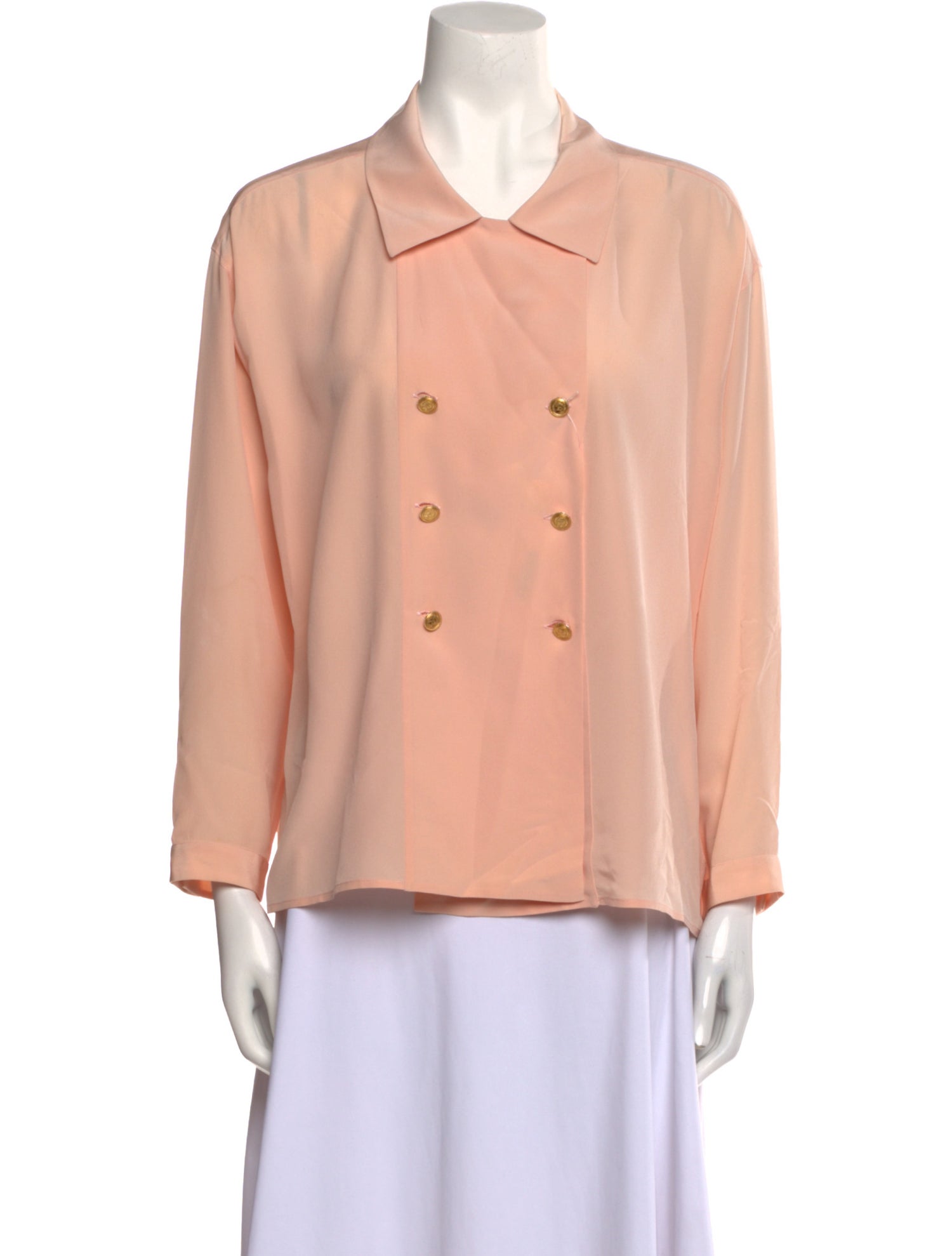 Chanel Vintage 1987 Button-Up Top