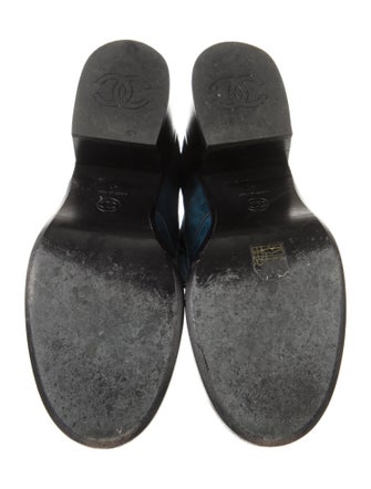 Chanel 2019 Interlocking CC Logo Combat Boots