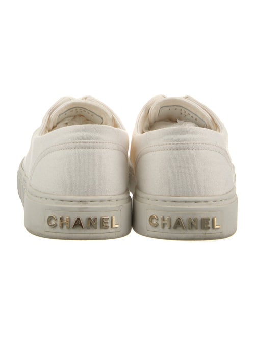 Chanel Interlocking CC Logo Canvas Sneakers