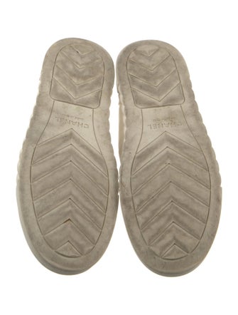 Chanel Interlocking CC Logo Canvas Sneakers