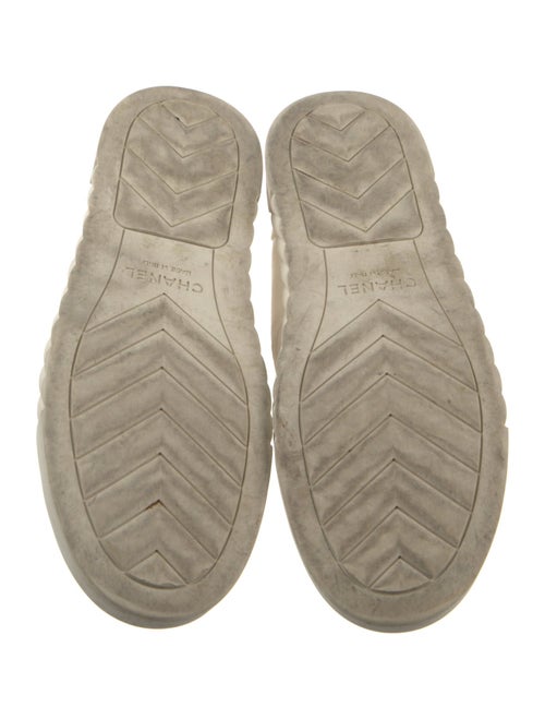 Chanel Interlocking CC Logo Canvas Sneakers