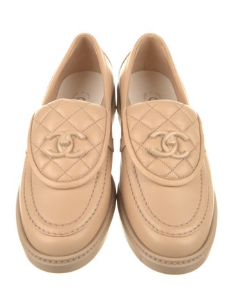 Chanel 2024 Interlocking CC Logo Loafers