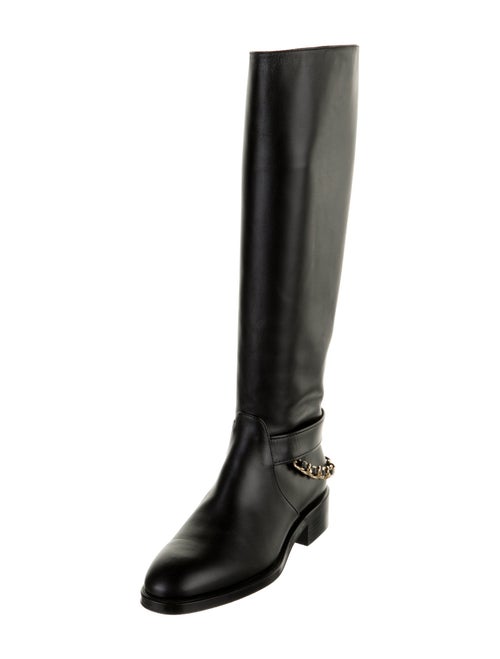 Chanel 2022 Interlocking CC Logo Riding Boots
